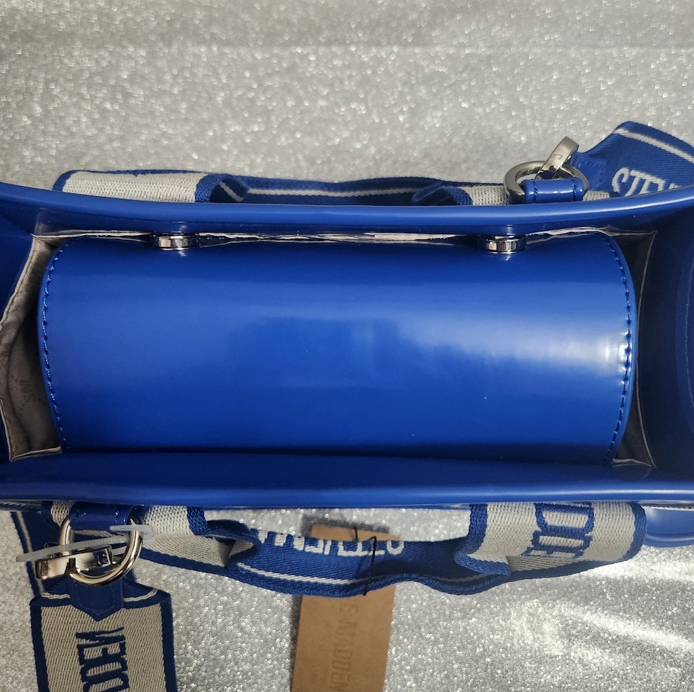 Women's Steve Madden Cobalt Satchel - Picture 3 of 5